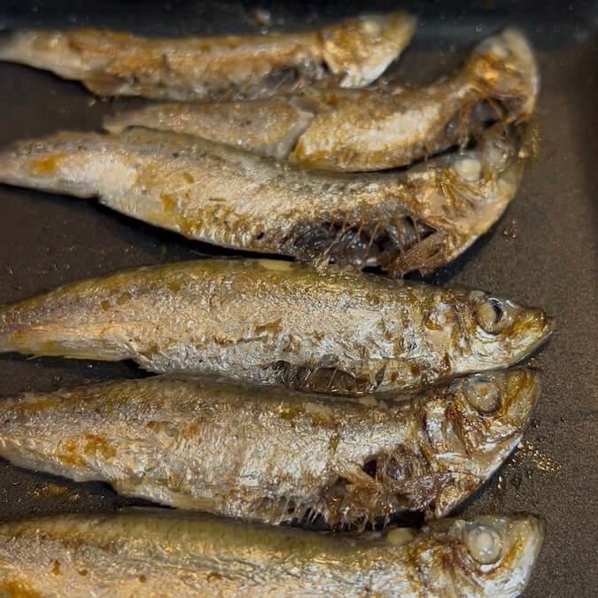 子にしん丸干し干物をフライパン焼きでも美味しく焼ける 子にしん丸干し干物