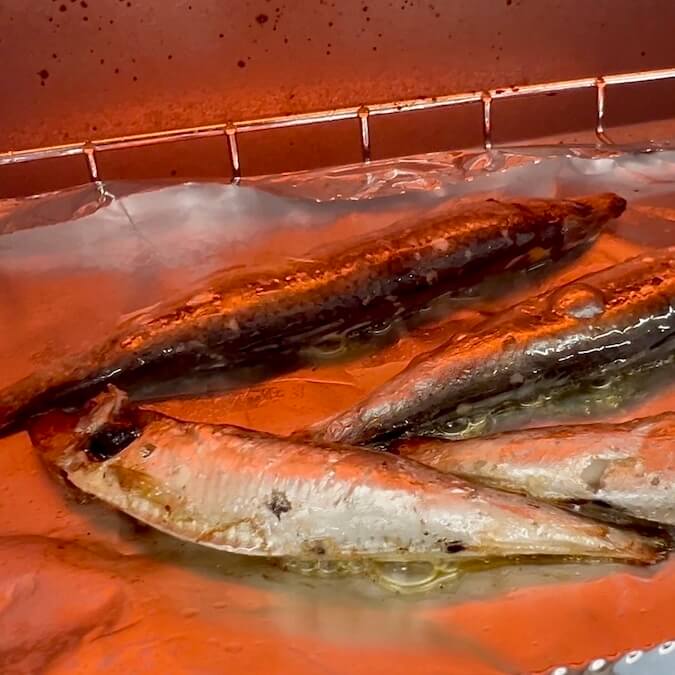 子にしん丸干し干物はアルミホイルでオーブン焼きが簡単 子にしん丸干し干物オーブン焼き